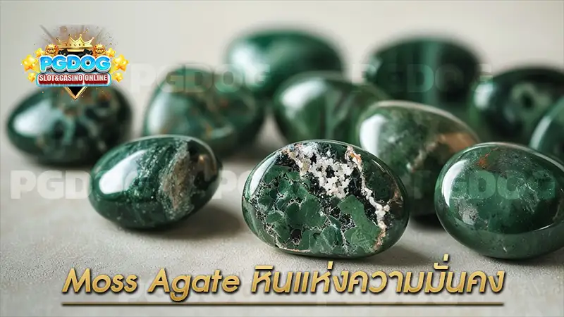 Moss Agate หินแห่งความมั่นคง
