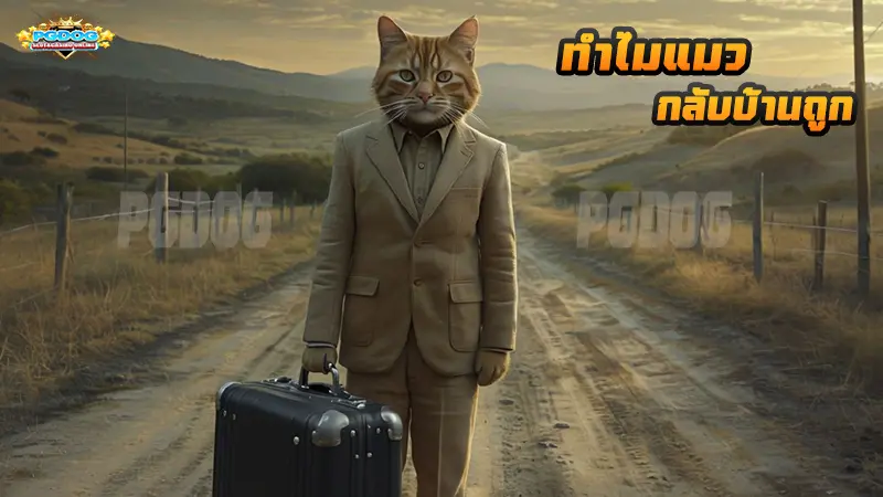 ทำไมแมว กลับบ้านถูก