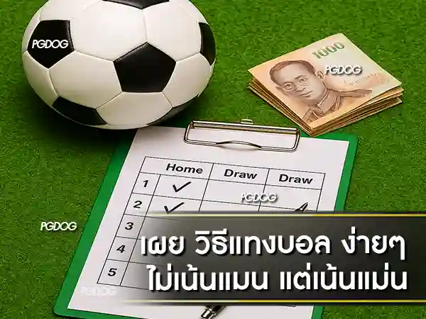 วิธีแทงบอล ง่ายๆ