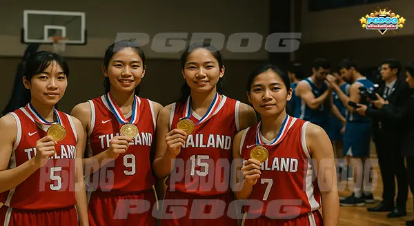 หญิงไทย ในสนามบาส