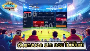 เว็บแทงบอล ฝาก ถอน ไม่มีขั้นต่ำ