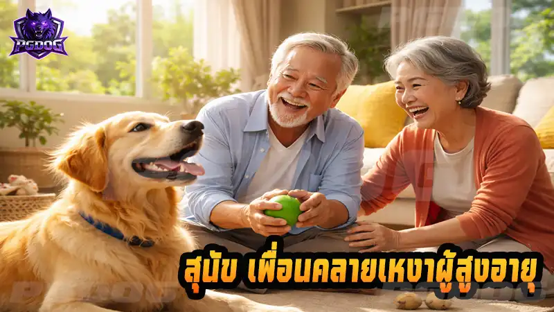 สุนัข เพื่อนคลายเหงาผู้สูงอายุ