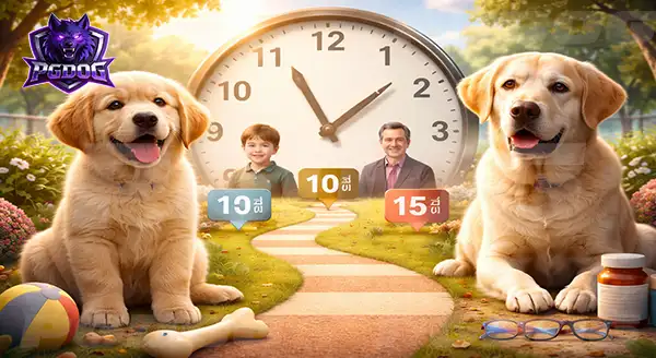 อายุสุนัข เทียบกับอายุคน