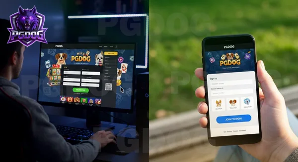 pgdog สมัครในคอม กับมือถือ ต่างกันไหม