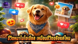 ชีวิตหมาในโซเชียล เหมือนชีวิตจริงแค่ไหน