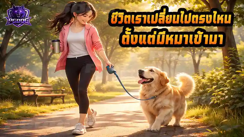 ชีวิตเราเปลี่ยนไปตรงไหน ตั้งแต่มีหมาเข้ามา