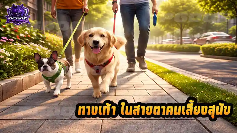 ทางเท้า ในสายตาคนเลี้ยงสุนัข