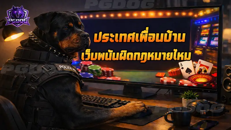 ประเทศเพื่อนบ้าน เว็บพนันผิดกฎหมายไหม