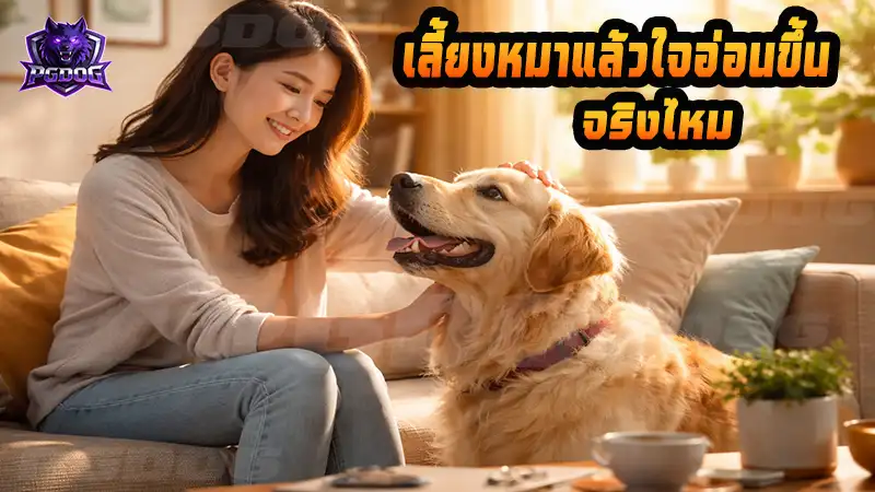 เลี้ยงหมาแล้วใจอ่อนขึ้น จริงไหม