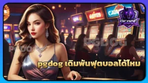 pgdog เดิมพันฟุตบอลได้ไหม