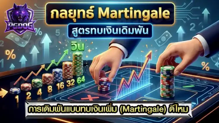 การเดิมพันแบบทบเงินเพิ่ม (Martingale) ดีไหม