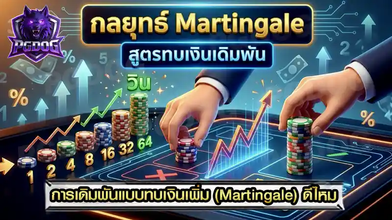 เจาะลึก การเดิมพันแบบทบเงินเพิ่ม (Martingale) ดีไหม