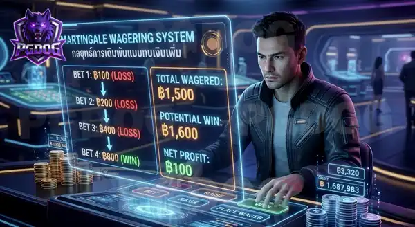 การเดิมพันแบบทบเงินเพิ่ม (Martingale) ดีไหม